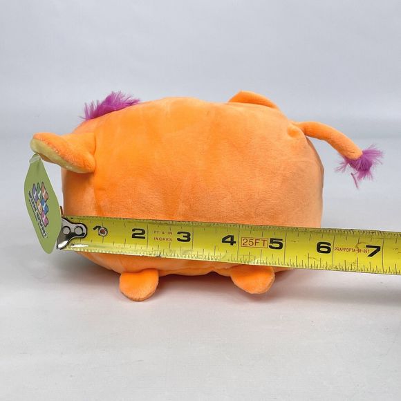 Basic Fun Bun Bun Orange Cow Bull Plush 7" Plush Stuffed Animal New with Tags - Picture 7 of 7